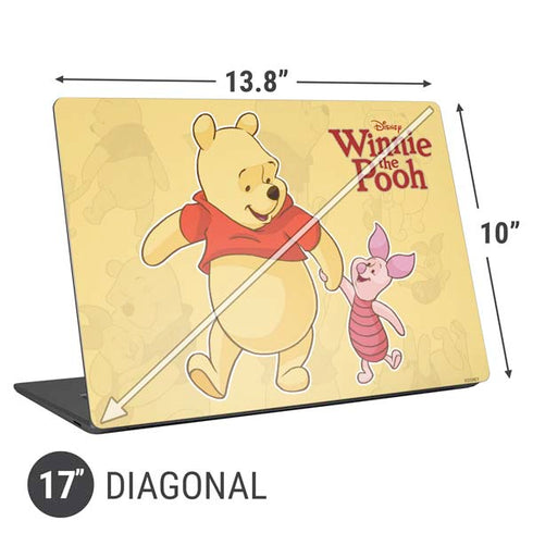Disney Winnie the Pooh and Piglet Universal Laptop 17in (13.8 x 10in) Skin