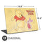 Disney Winnie the Pooh and Piglet Universal Laptop 18in (14.6 x 10.6in) Skin