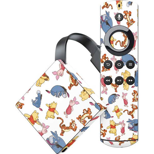Disney Winnie the Pooh Character Pattern Amazon Fire TV Skin