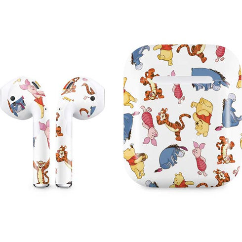 Disney Winnie the Pooh Character Pattern Apple AirPods Skin