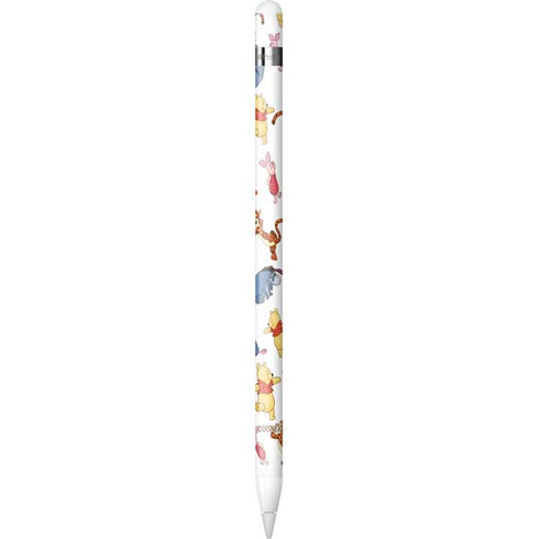 Disney Winnie the Pooh Character Pattern Apple Pencil (1st Gen, 2017) Skin