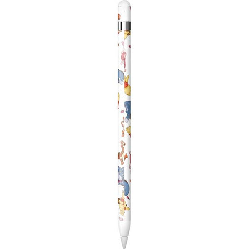 Disney Winnie the Pooh Character Pattern Apple Pencil (1st Gen, 2017) Skin