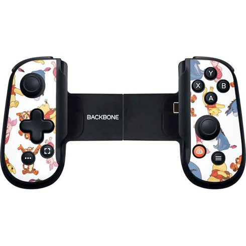Disney Winnie the Pooh Character Pattern Backbone One for iPhone Game Controller Skin