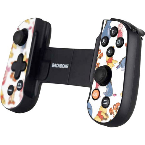 Disney Winnie the Pooh Character Pattern Backbone One for iPhone Game Controller Skin