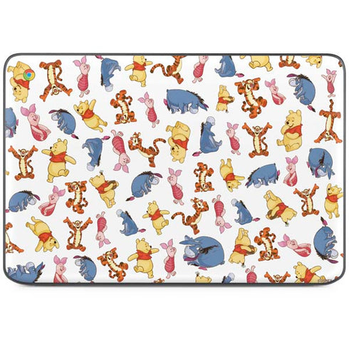 Disney Winnie the Pooh Character Pattern HP Chromebook Skin