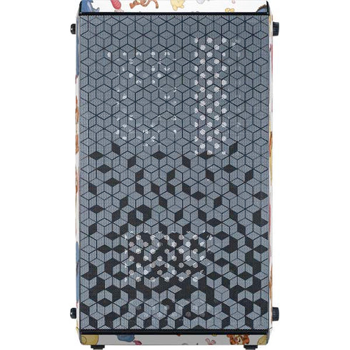 Disney Winnie the Pooh Character Pattern Cooler Master MasterBox Q300L Mini Tower Skin