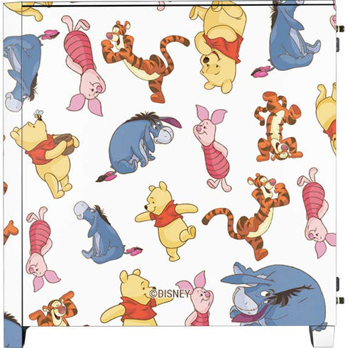 Disney Winnie the Pooh Character Pattern Corsair 4000D Tempered Glass Mid-Tower ATX Case Skin