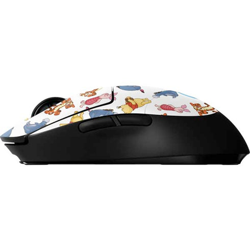 Disney Winnie the Pooh Character Pattern G Pro Wireless Gaming Mouse Skin