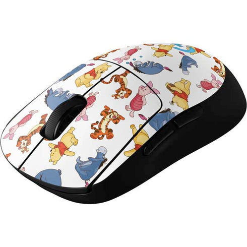 Disney Winnie the Pooh Character Pattern G Pro Wireless Gaming Mouse Skin