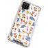 Disney Winnie the Pooh Character Pattern Galaxy A12 Clear Case