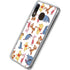 Disney Winnie the Pooh Character Pattern Galaxy A20 Clear Case