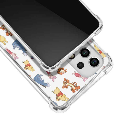 Disney Winnie the Pooh Character Pattern Galaxy A33 5G Clear Case