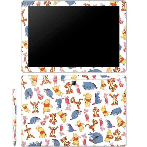 Disney Winnie the Pooh Character Pattern Galaxy Book 12in Skin
