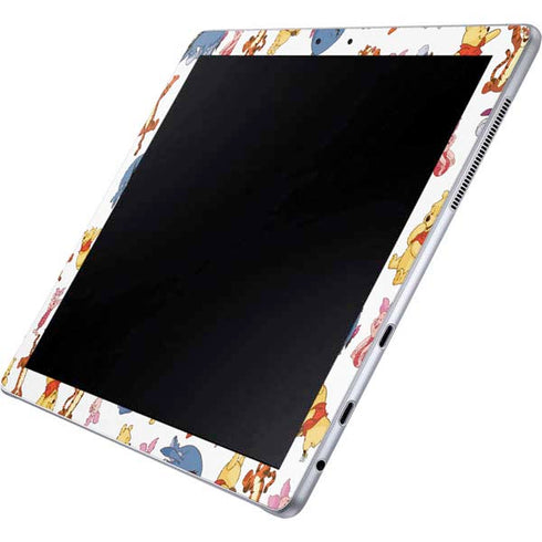 Disney Winnie the Pooh Character Pattern Galaxy Book 12in Skin