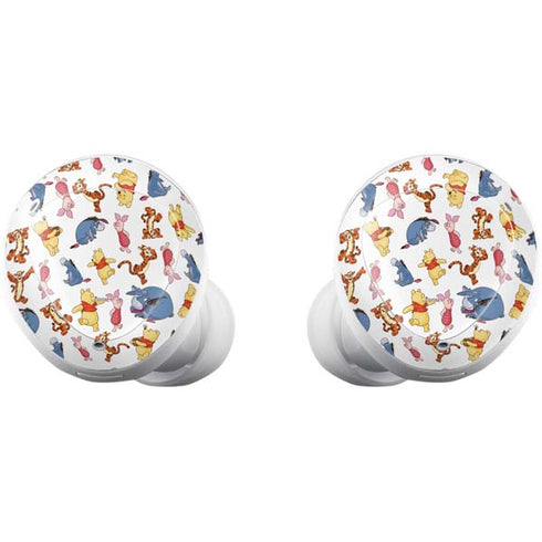 Disney Winnie the Pooh Character Pattern Galaxy Buds Plus Skin