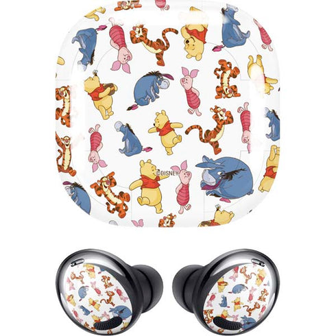 Disney Winnie the Pooh Character Pattern Galaxy Buds Pro Skin