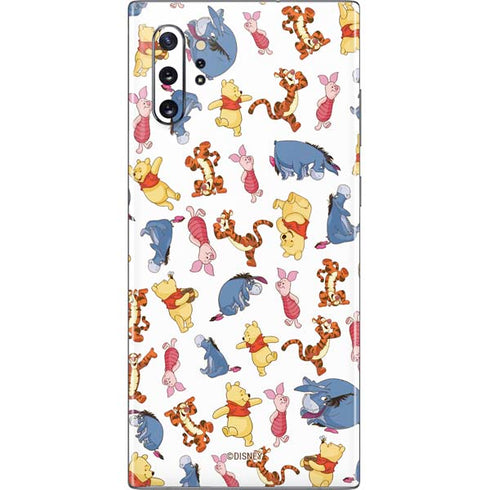 Disney Winnie the Pooh Character Pattern Galaxy Note 10 Plus Skin