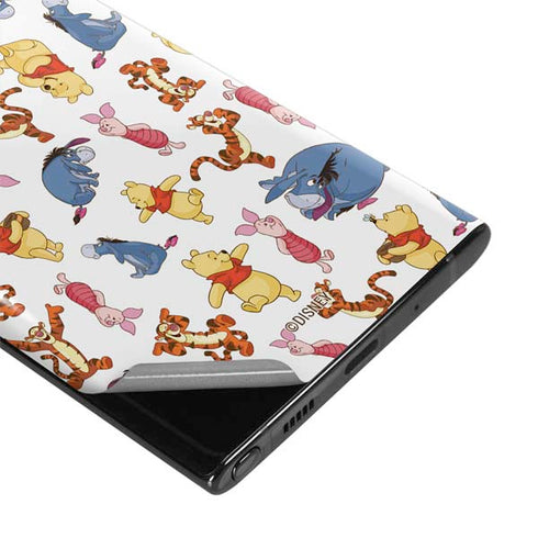 Disney Winnie the Pooh Character Pattern Galaxy Note 10 Skin