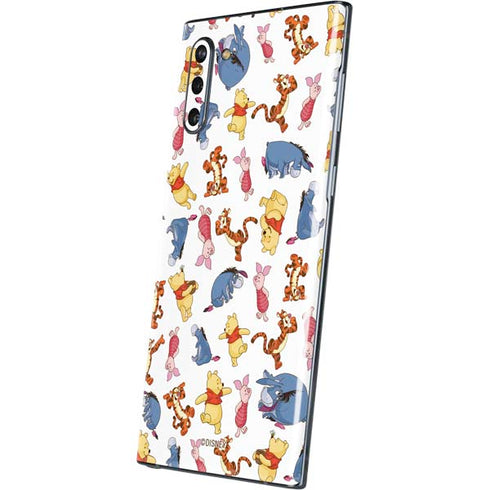 Disney Winnie the Pooh Character Pattern Galaxy Note 10 Skin