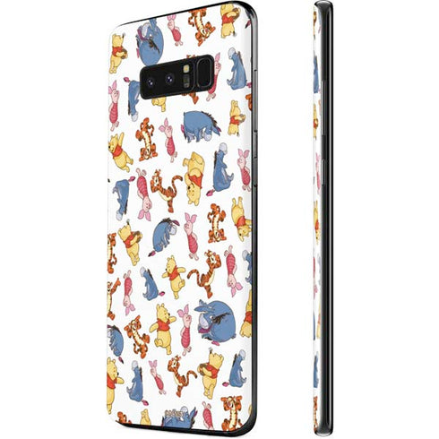 Disney Winnie the Pooh Character Pattern Galaxy Note 8 Skin