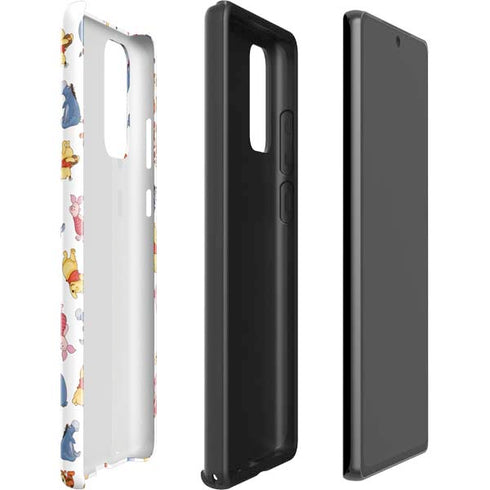 Disney Winnie the Pooh Character Pattern Galaxy Note20 5G Pro Case