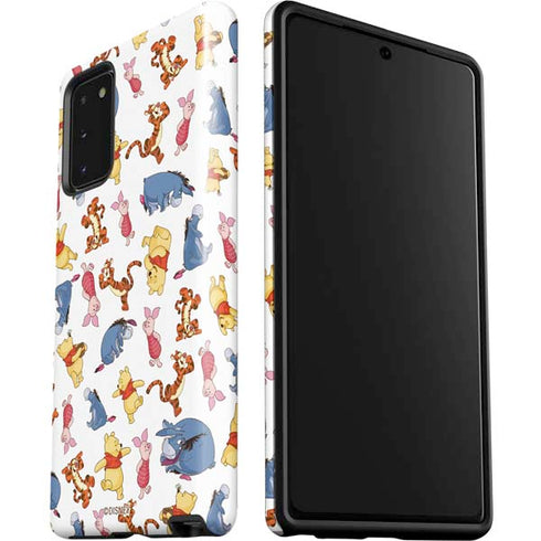 Disney Winnie the Pooh Character Pattern Galaxy Note20 5G Pro Case