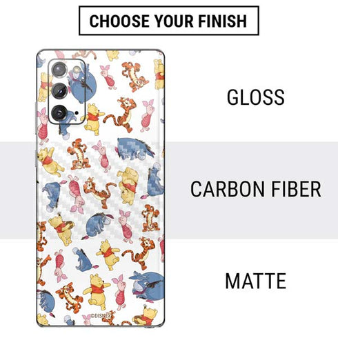 Disney Winnie the Pooh Character Pattern Galaxy Note20 5G Skin