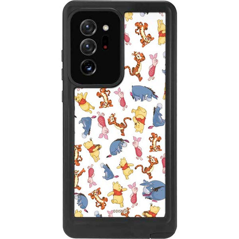 Disney Winnie the Pooh Character Pattern Galaxy Note20 Ultra 5G Waterproof Case