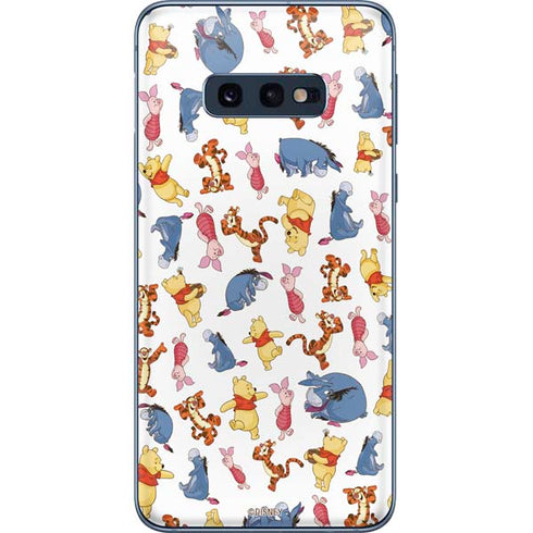 Disney Winnie the Pooh Character Pattern Galaxy S10e Skin