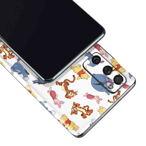 Disney Winnie the Pooh Character Pattern Galaxy S20 Fan Edition Skin