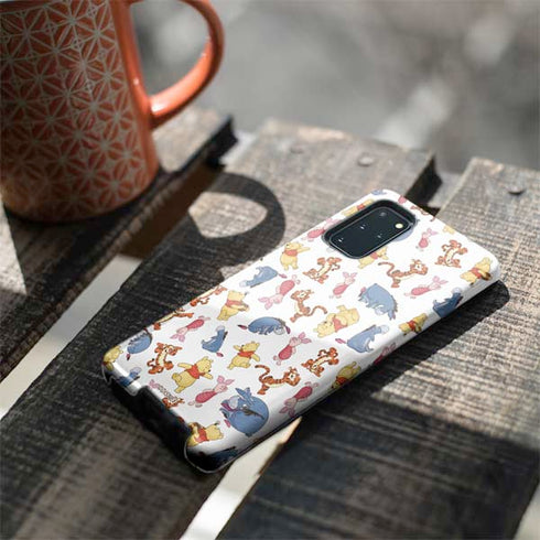 Disney Winnie the Pooh Character Pattern Galaxy S20 Plus Pro Case