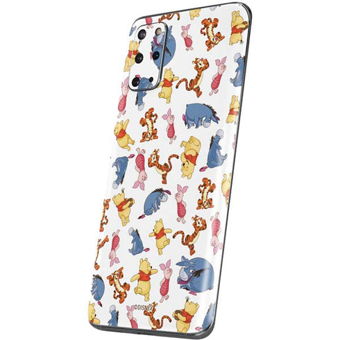 Disney Winnie the Pooh Character Pattern Galaxy S20 Plus Skin
