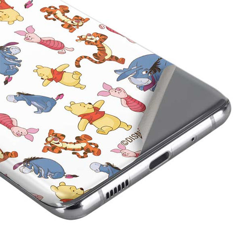 Disney Winnie the Pooh Character Pattern Galaxy S20 Plus Skin
