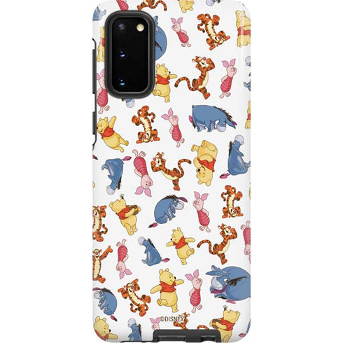 Disney Winnie the Pooh Character Pattern Galaxy S20 Pro Case