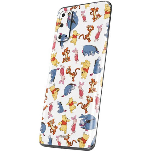 Disney Winnie the Pooh Character Pattern Galaxy S20 Skin