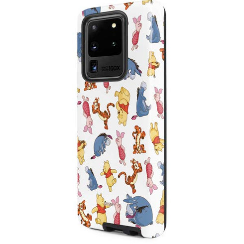 Disney Winnie the Pooh Character Pattern Galaxy S20 Ultra 5G Pro Case