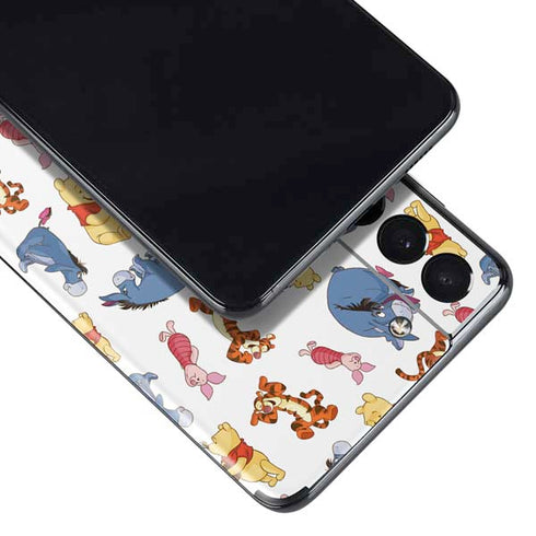 Disney Winnie the Pooh Character Pattern Galaxy S21 5G Skin