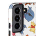 Disney Winnie the Pooh Character Pattern Galaxy S22 Plus Pro Case