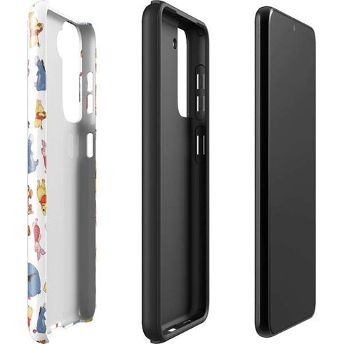 Disney Winnie the Pooh Character Pattern Galaxy S22 Plus Pro Case