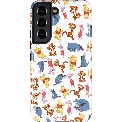 Disney Winnie the Pooh Character Pattern Galaxy S22 Pro Case