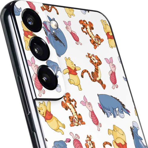 Disney Winnie the Pooh Character Pattern Galaxy S22 Skin