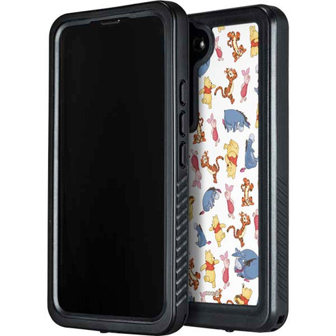 Disney Winnie the Pooh Character Pattern Galaxy S23 Plus Waterproof Case