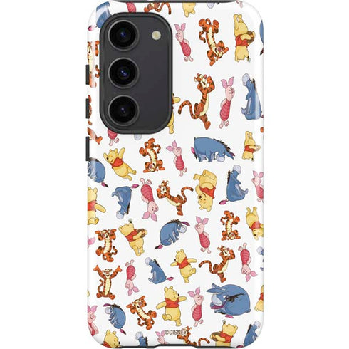 Disney Winnie the Pooh Character Pattern Galaxy S23 Pro Case