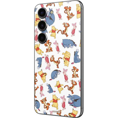 Disney Winnie the Pooh Character Pattern Galaxy S23 Skin