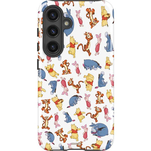 Disney Winnie the Pooh Character Pattern Galaxy S24 Impact Case