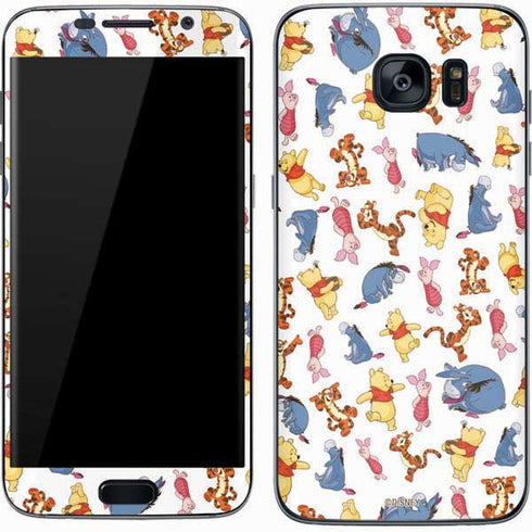 Disney Winnie the Pooh Character Pattern Galaxy S7 Skin