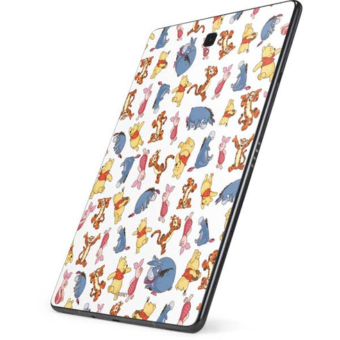 Disney Winnie the Pooh Character Pattern Samsung Galaxy Tab Skin