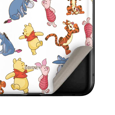 Disney Winnie the Pooh Character Pattern Galaxy Z Flip Skin