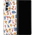 Disney Winnie the Pooh Character Pattern Galaxy Z Fold2 5G Skin