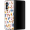 Disney Winnie the Pooh Character Pattern Galaxy Z Fold3 5G Skin